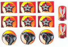 Tales of the Arabian Nights Target Decals (set of 11)
