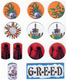 The Addams Family Target Decals (set of 12)